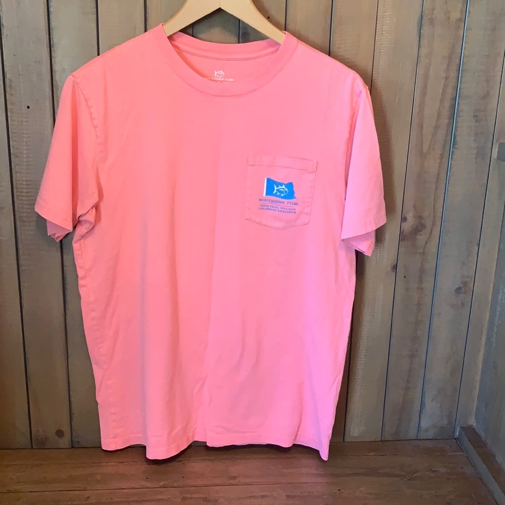 southern tide pink tshirt